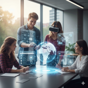 Students using AI Tools