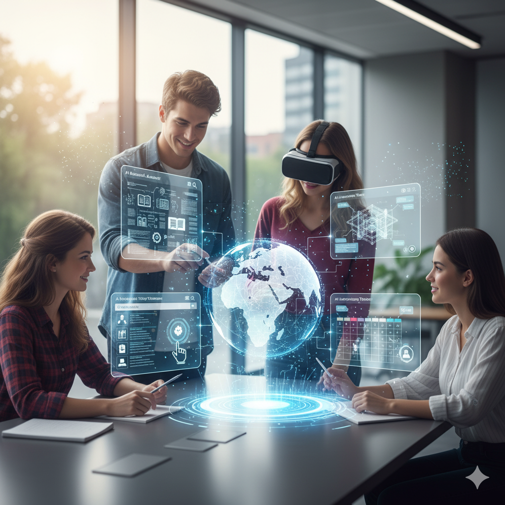 Students using AI Tools