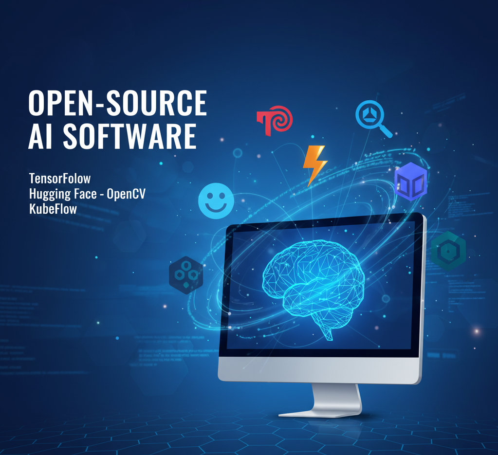 an image that represents open-source AI software